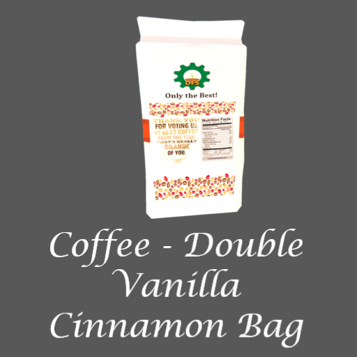 Second Life Marketplace DFS Coffee Double Vanilla Cinnamon Bag